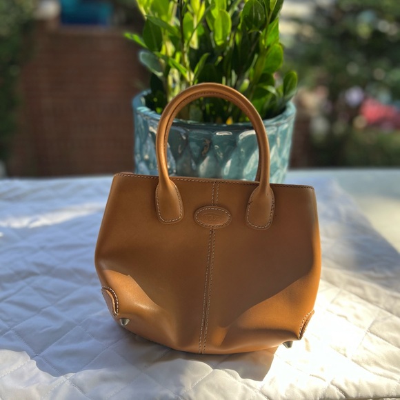 Tod's Tan Mini Leather Bag : USED - Picture 11 of 14